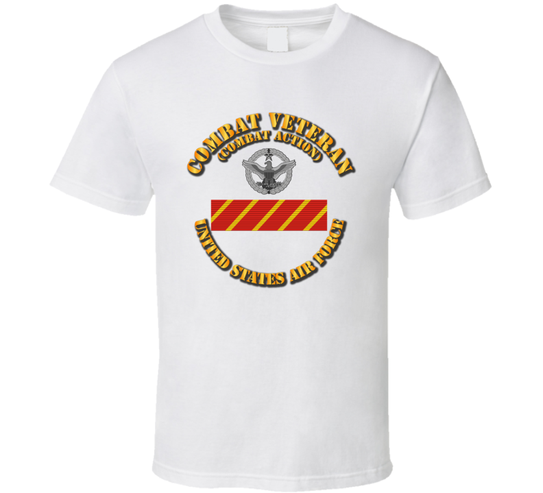 Combat Veteran - AFCAM - USAF - Cbt Action T Shirt
