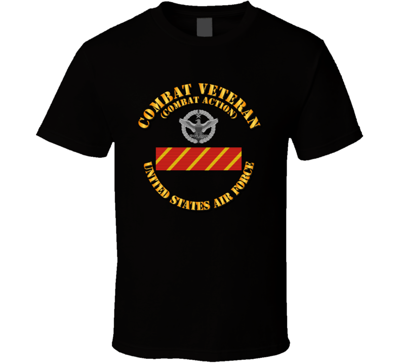 Combat Veteran - AFCAM - USAF - Cbt Action T Shirt