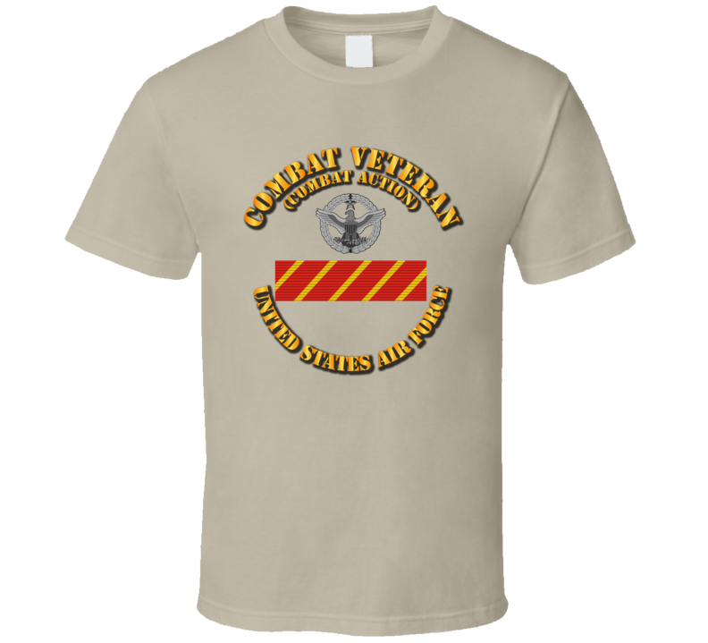Combat Veteran - AFCAM - USAF - Cbt Action T Shirt