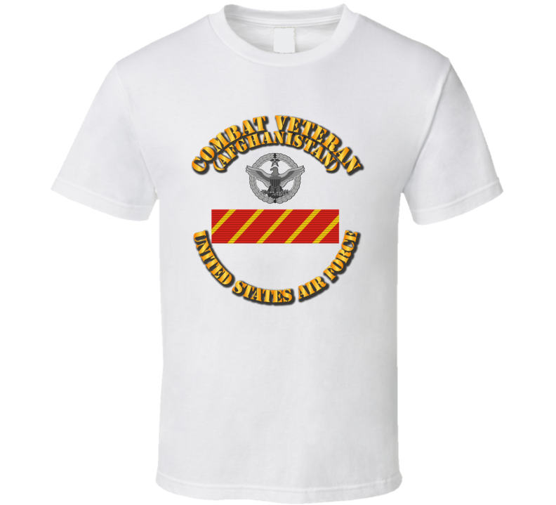 Combat Veteran - AFCAM - USAF - Afghanistan T Shirt