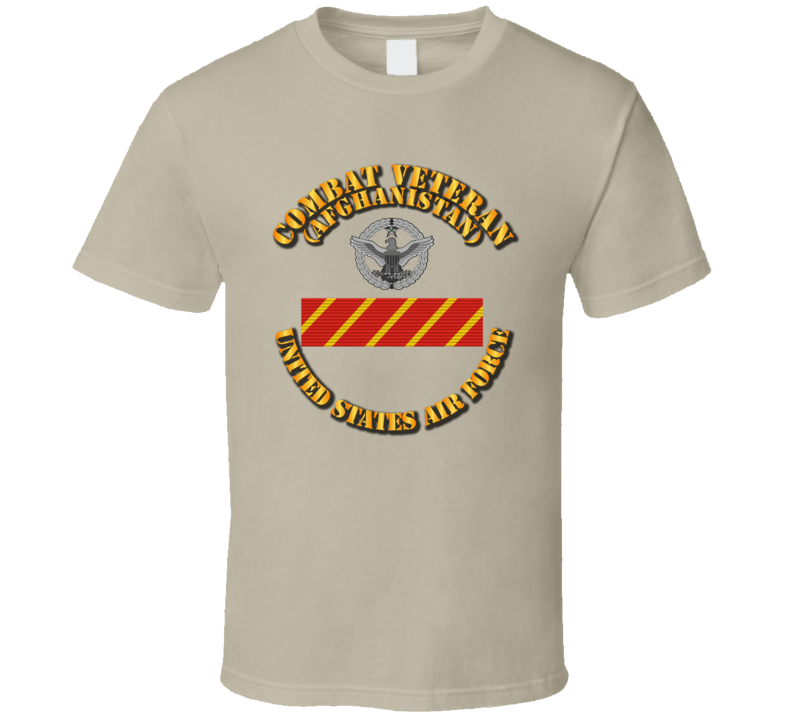 Combat Veteran - AFCAM - USAF - Afghanistan T Shirt