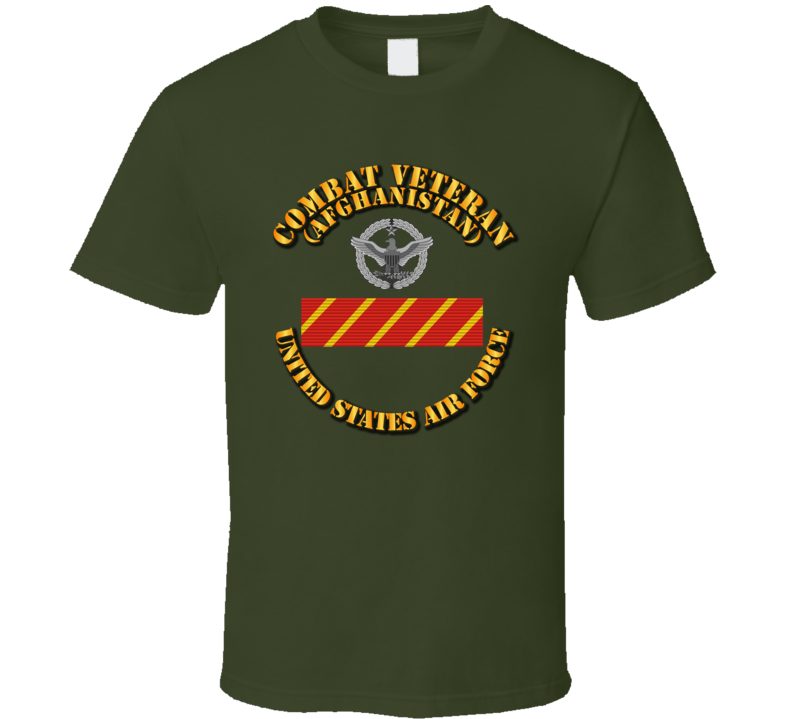 Combat Veteran - AFCAM - USAF - Afghanistan T Shirt