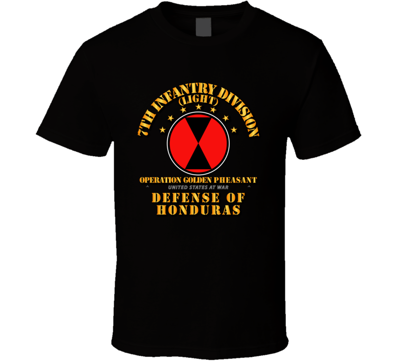 Golden Phesant - 7th Infantry Division T Shirt