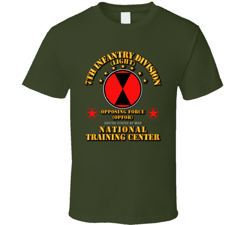 OPFOR - 7th Infantry Division - NTC T Shirt