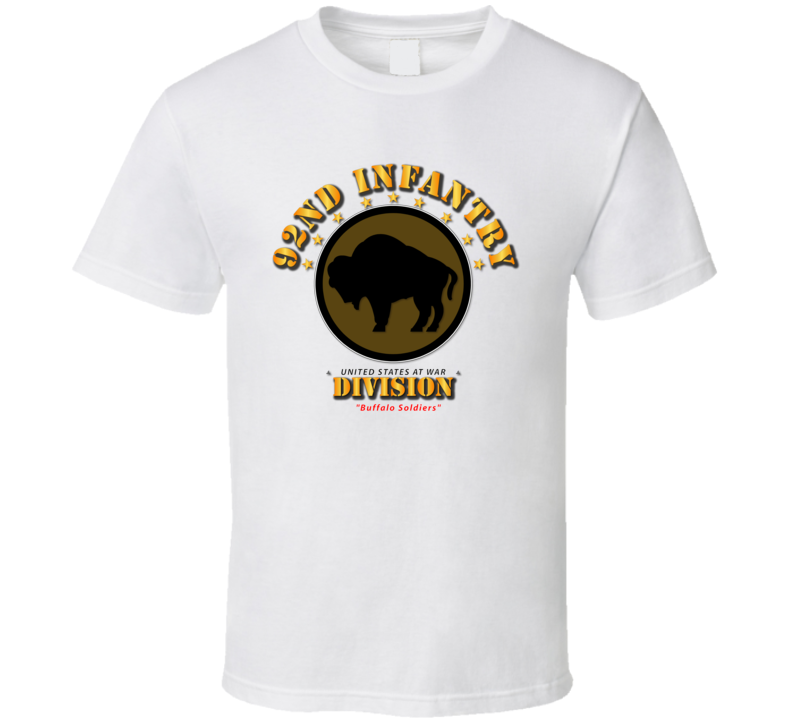 92nd Infantry Division - Buffalo Soldiers T Shirt