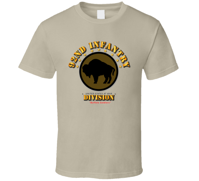 92nd Infantry Division - Buffalo Soldiers T Shirt