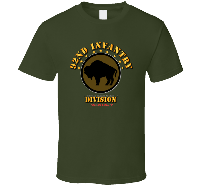 92nd Infantry Division - Buffalo Soldiers T Shirt
