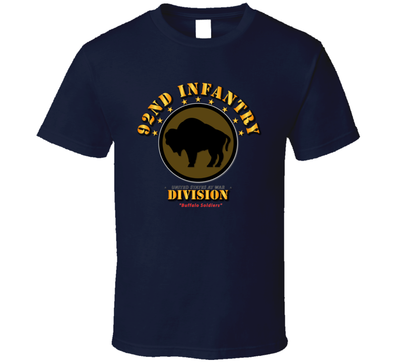 92nd Infantry Division - Buffalo Soldiers T Shirt