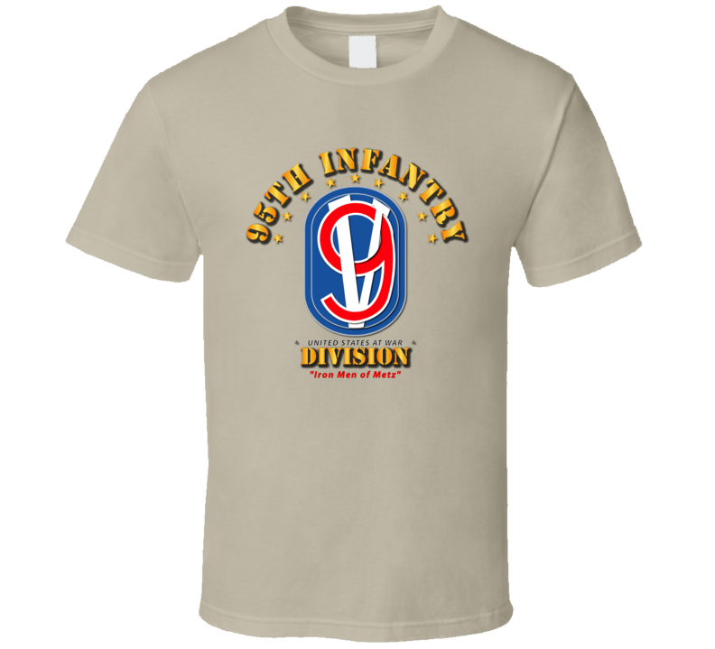 95th Infantry Division - Iron Men of Metz T Shirt