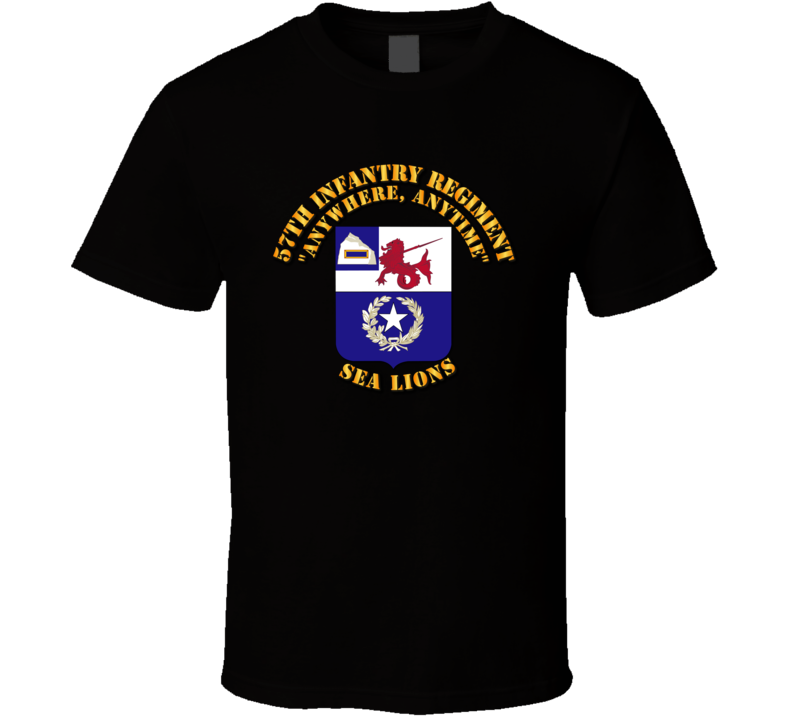 COA - 57th Infantry Regiment T Shirt