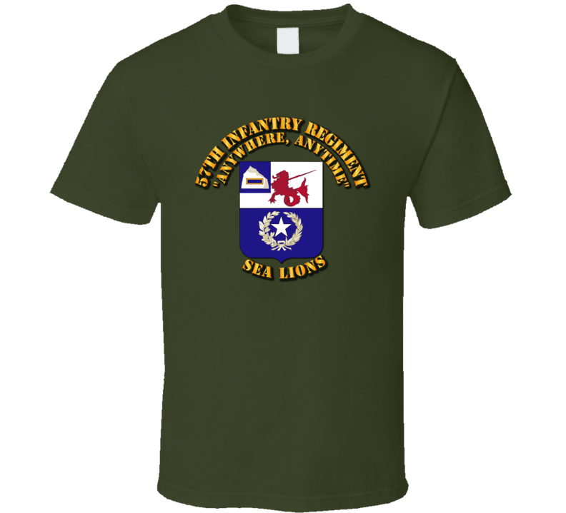 COA - 57th Infantry Regiment T Shirt