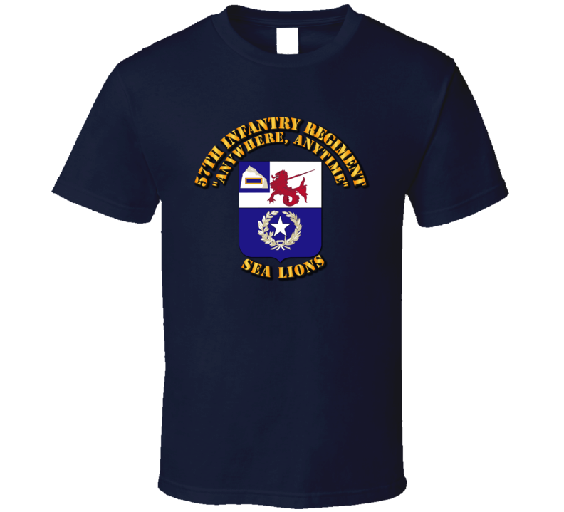COA - 57th Infantry Regiment T Shirt