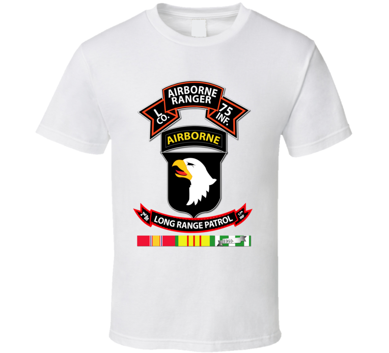 Vietnam - L Co 75th Ranger - 101st Abn - LRSD w VN SVC T Shirt