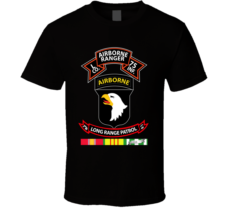 Vietnam - L Co 75th Ranger - 101st Abn - LRSD w VN SVC T Shirt