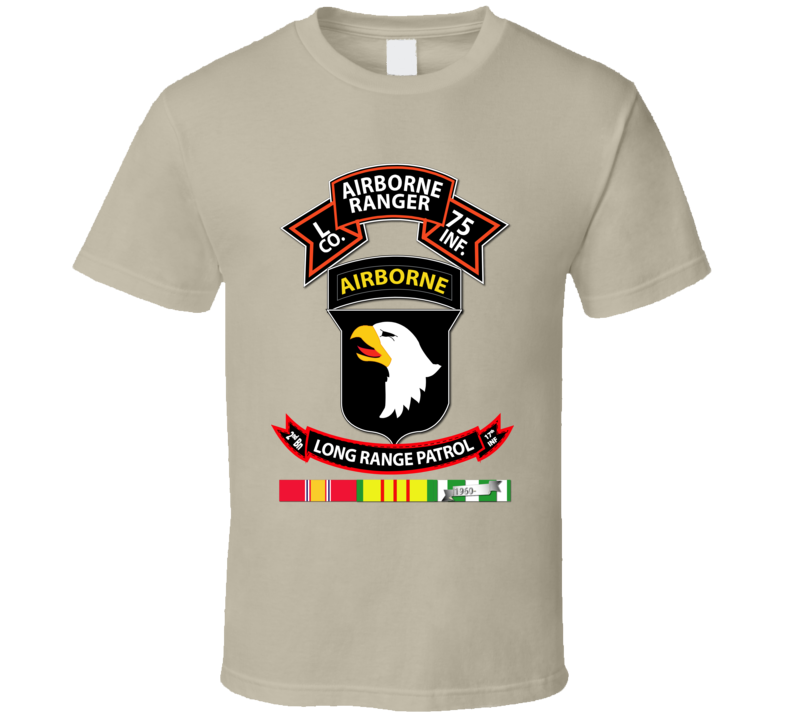 Vietnam - L Co 75th Ranger - 101st Abn - LRSD w VN SVC T Shirt