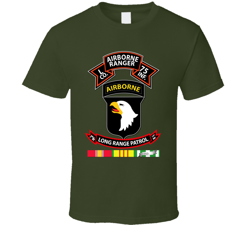 Vietnam - L Co 75th Ranger - 101st Abn - LRSD w VN SVC T Shirt