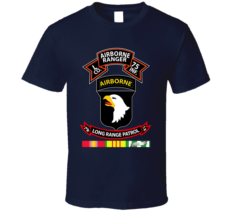 Vietnam - L Co 75th Ranger - 101st Abn - LRSD w VN SVC T Shirt