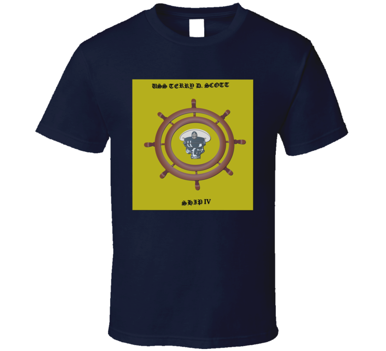 USS Terry D. Scott - Back T Shirt