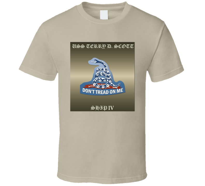 USS Terry D. Scott - Don't Tread On Me T Shirt