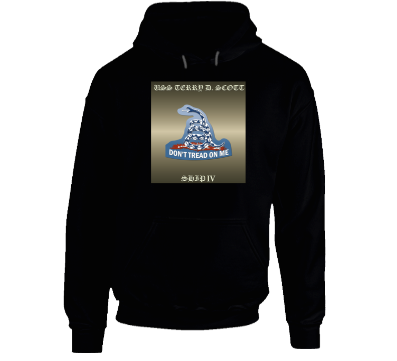 USS Terry D. Scott - Don't Tread On Me Hoodie