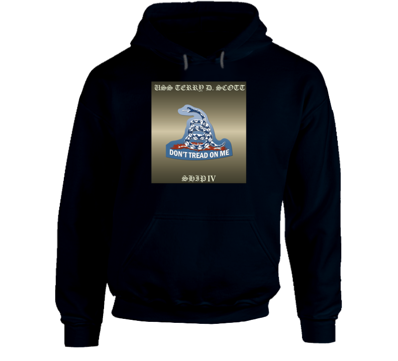 USS Terry D. Scott - Don't Tread On Me Hoodie