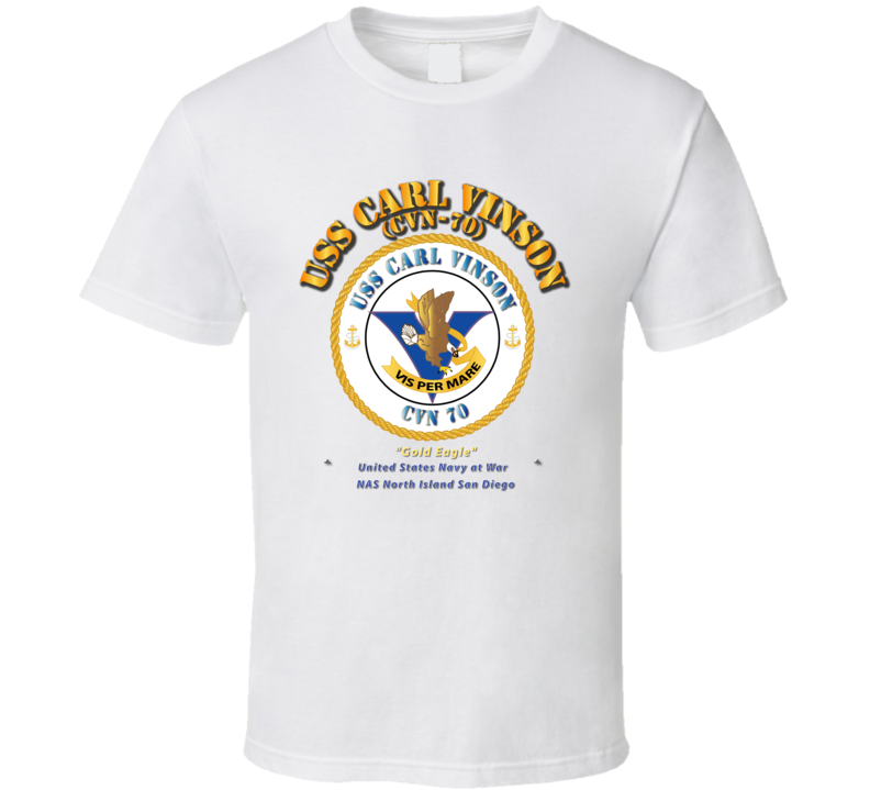 Navy - USS Carl Vinson T Shirt
