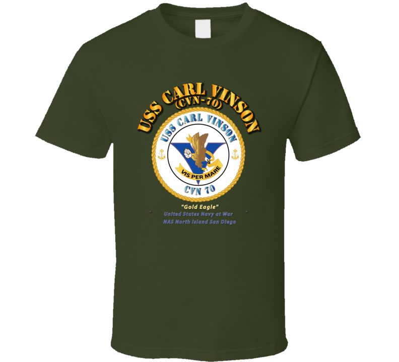 Navy - USS Carl Vinson T Shirt