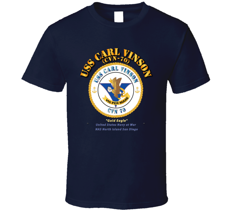 Navy - USS Carl Vinson T Shirt