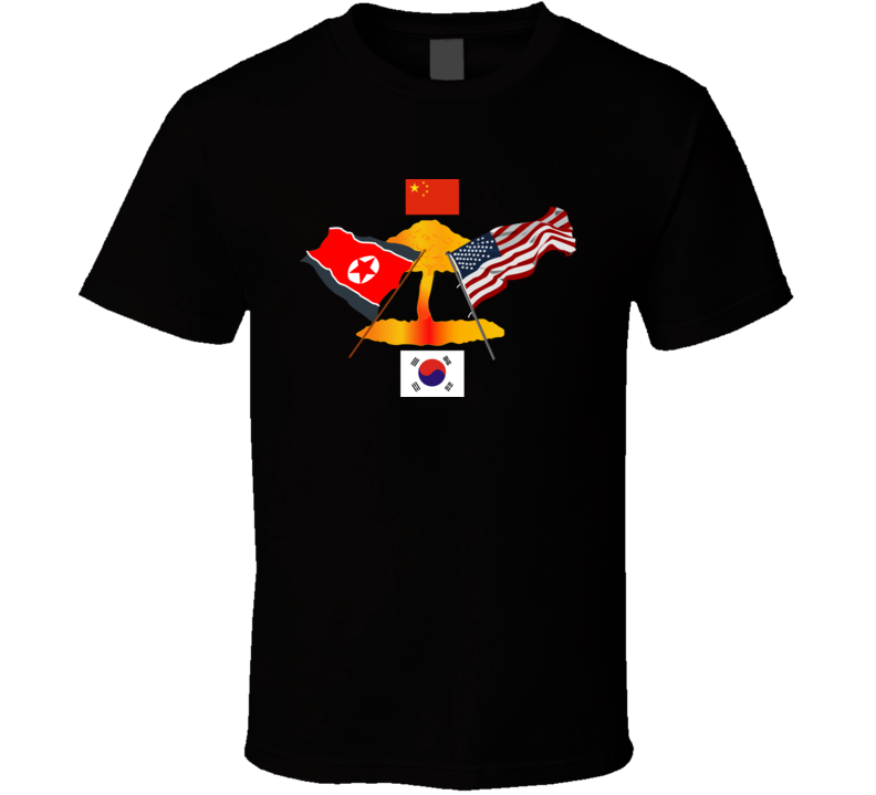 US Vs North Korea w China - S Korea T Shirt