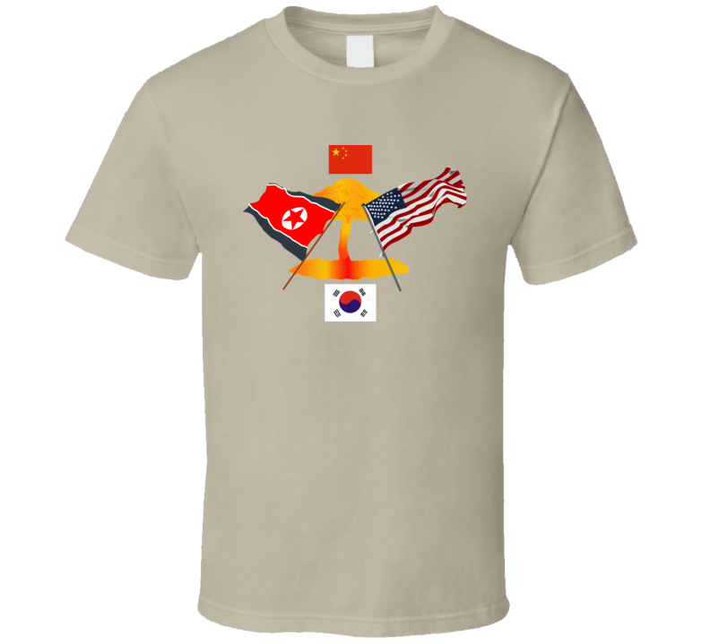 US Vs North Korea w China - S Korea T Shirt