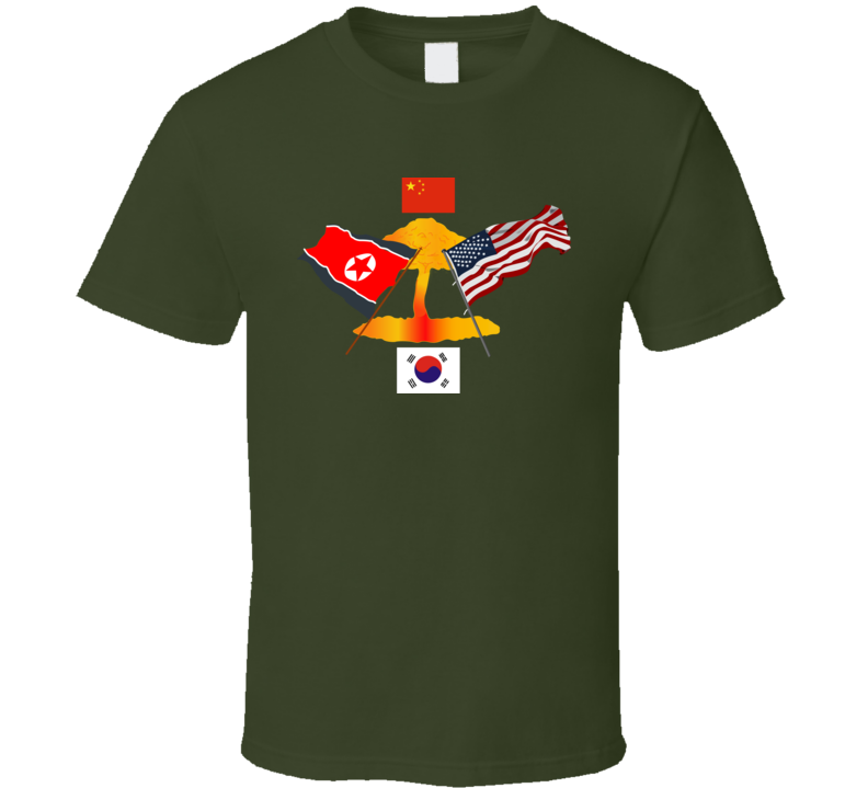 US Vs North Korea w China - S Korea T Shirt