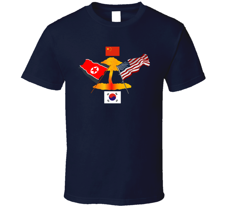 US Vs North Korea w China - S Korea T Shirt