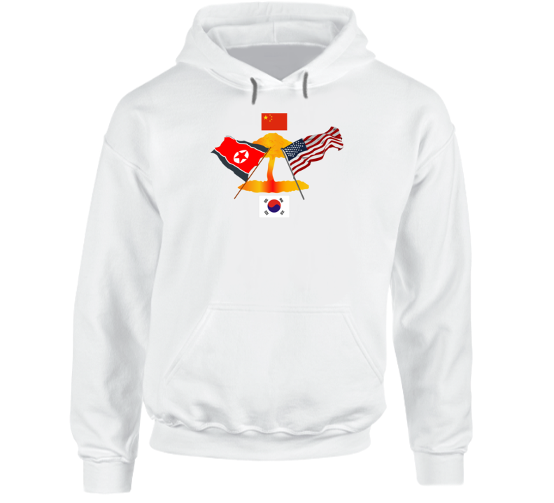 US Vs North Korea w China - S Korea Hoodie