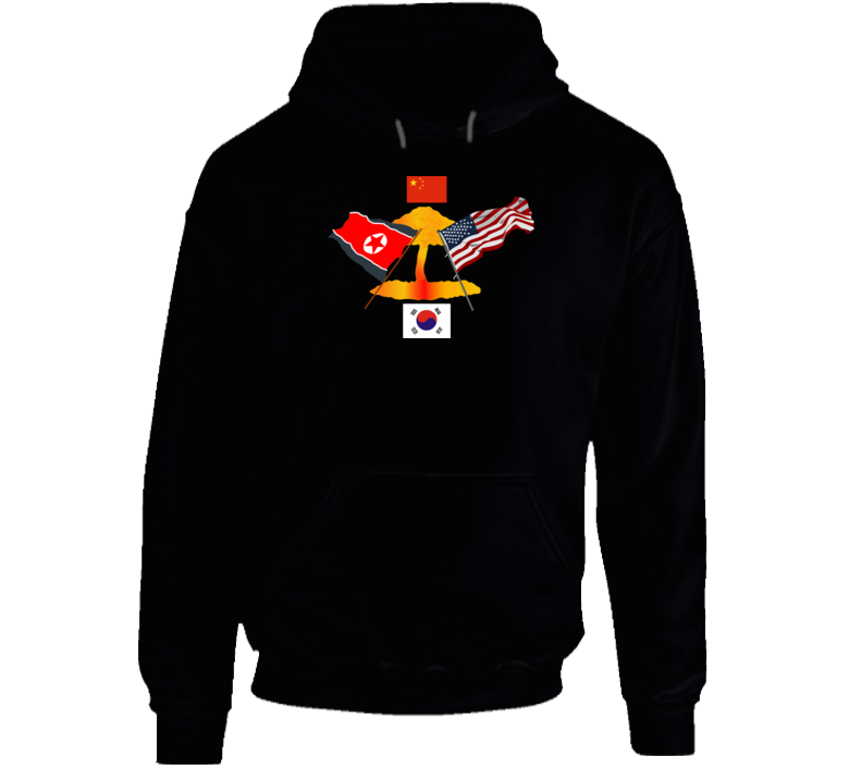 US Vs North Korea w China - S Korea Hoodie