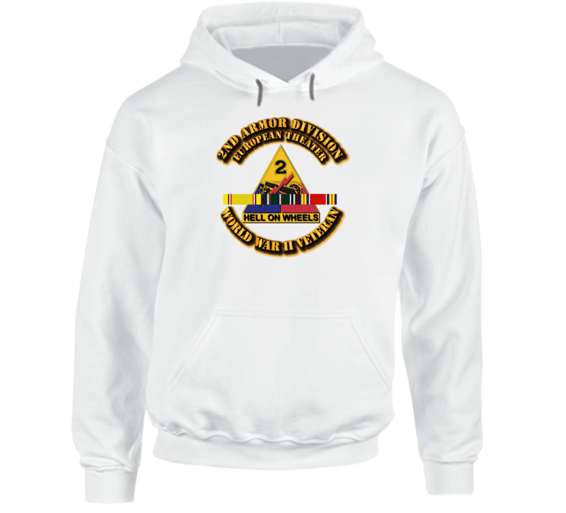 DUI - 2nd Armor Division - Europe - WWII Hoodie