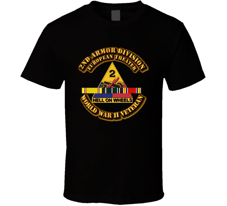 DUI - 2nd Armor Division - Europe - WWII T Shirt