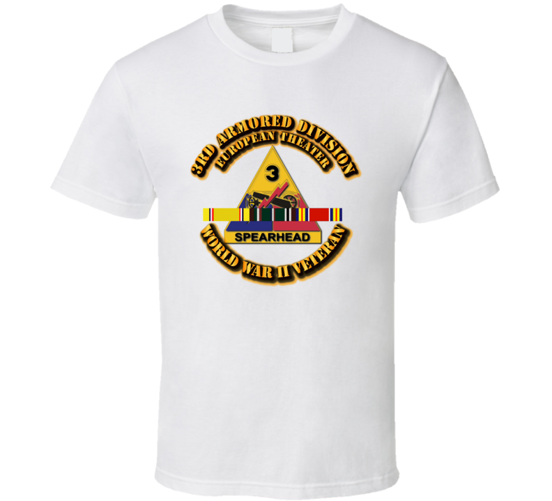 DUI - 3rd Armored Division - Europe - WWII T Shirt