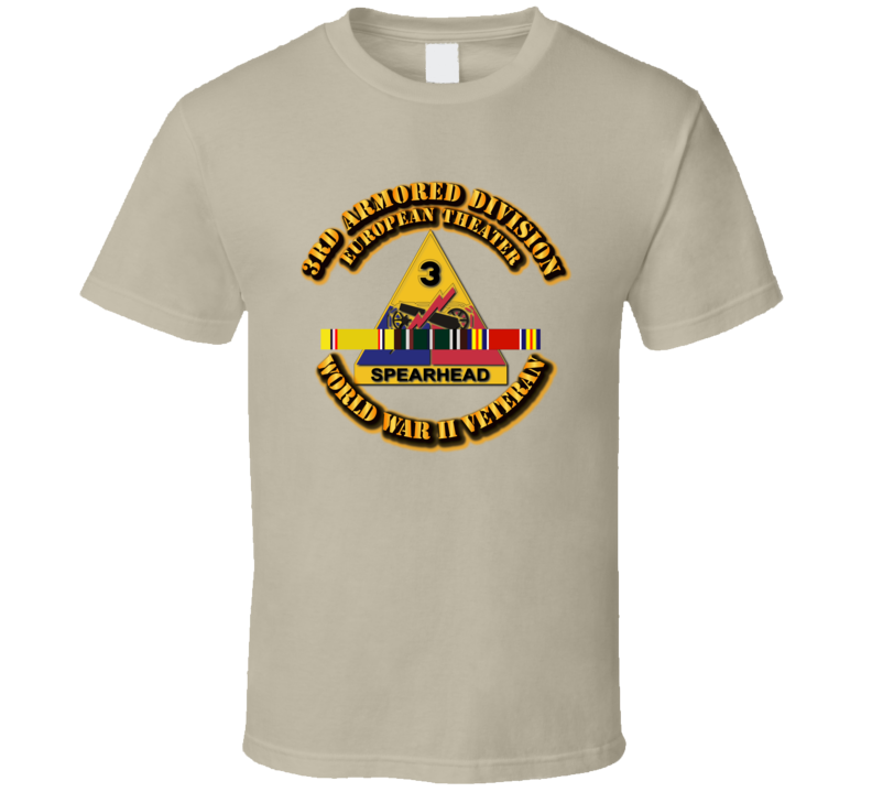 DUI - 3rd Armored Division - Europe - WWII T Shirt