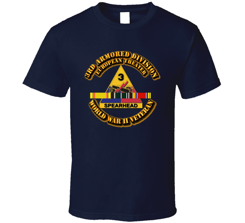 DUI - 3rd Armored Division - Europe - WWII T Shirt