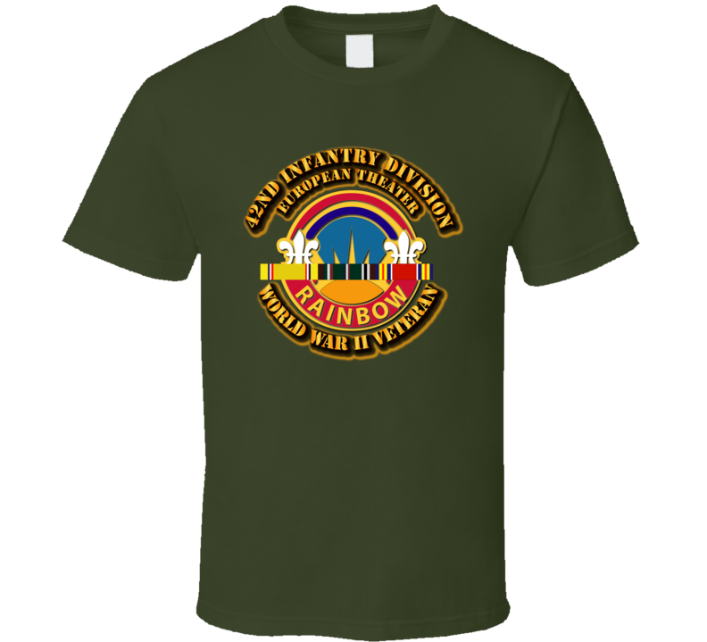 DUI - 42nd Infantry Division - Europe - WWII T Shirt