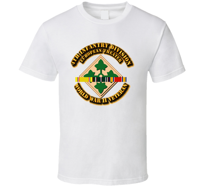 SSI - 4th Infantry Division - Europe - WWII T Shirt