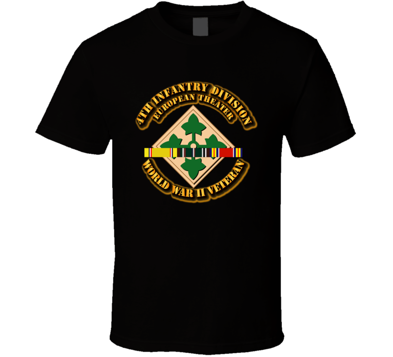 SSI - 4th Infantry Division - Europe - WWII T Shirt