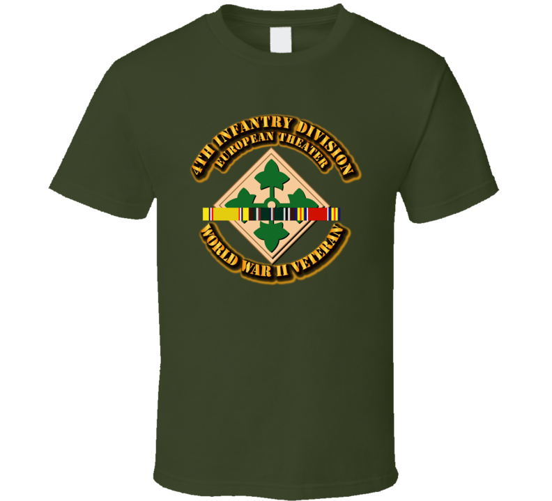 SSI - 4th Infantry Division - Europe - WWII T Shirt