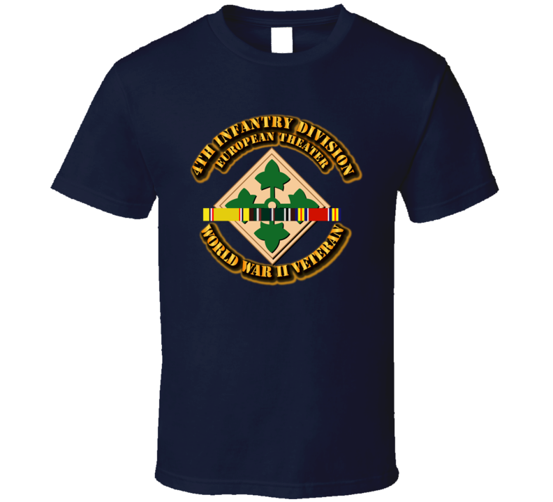 SSI - 4th Infantry Division - Europe - WWII T Shirt
