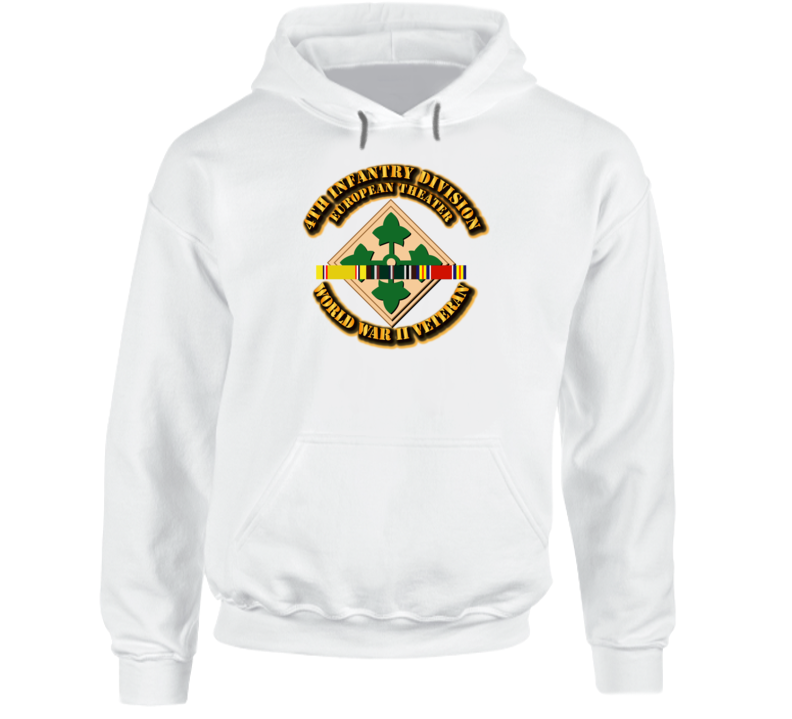 SSI - 4th Infantry Division - Europe - WWII Hoodie