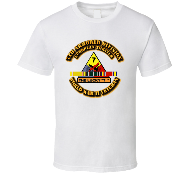 SSI - 7th Armored Division - Europe - WWII T Shirt