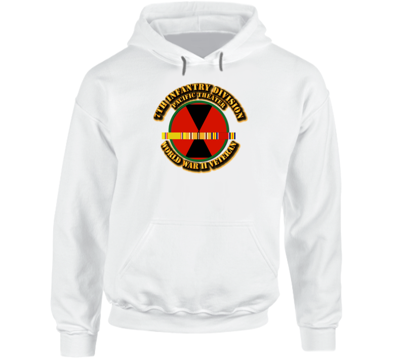 SSI - 7th Infantry Division - Pacific - WWII Hoodie