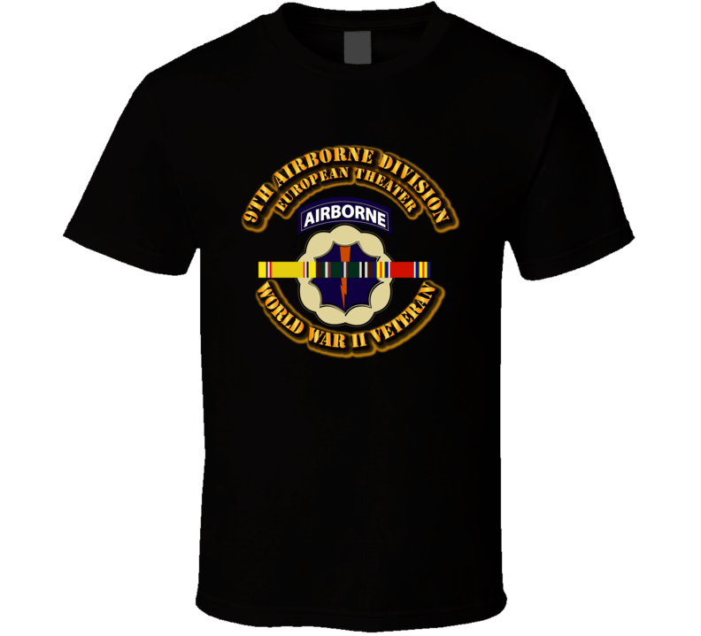 SSI - 9th Airborne Division - Europe - WWII T Shirt