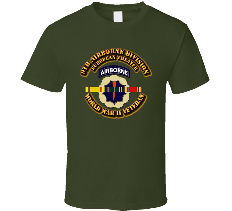 SSI - 9th Airborne Division - Europe - WWII T Shirt