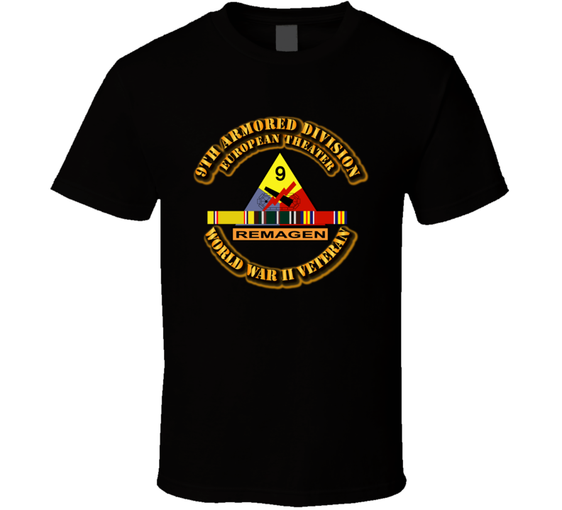 SSI - 9th Armored Division - Europe - WWII T Shirt